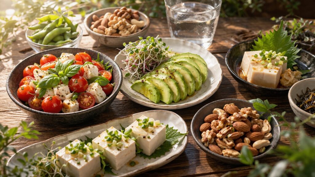 ヘルシーな和風メディタリアンの食卓
