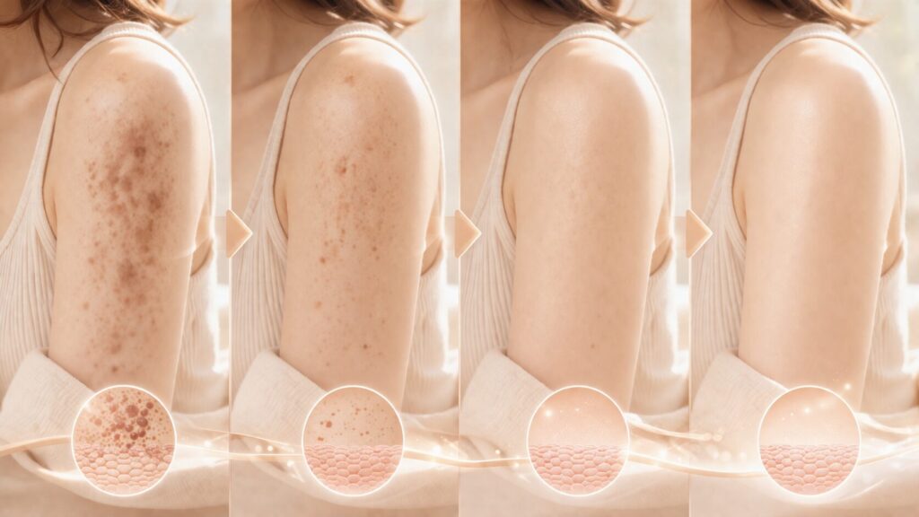 肌の改善進行状況 (1)