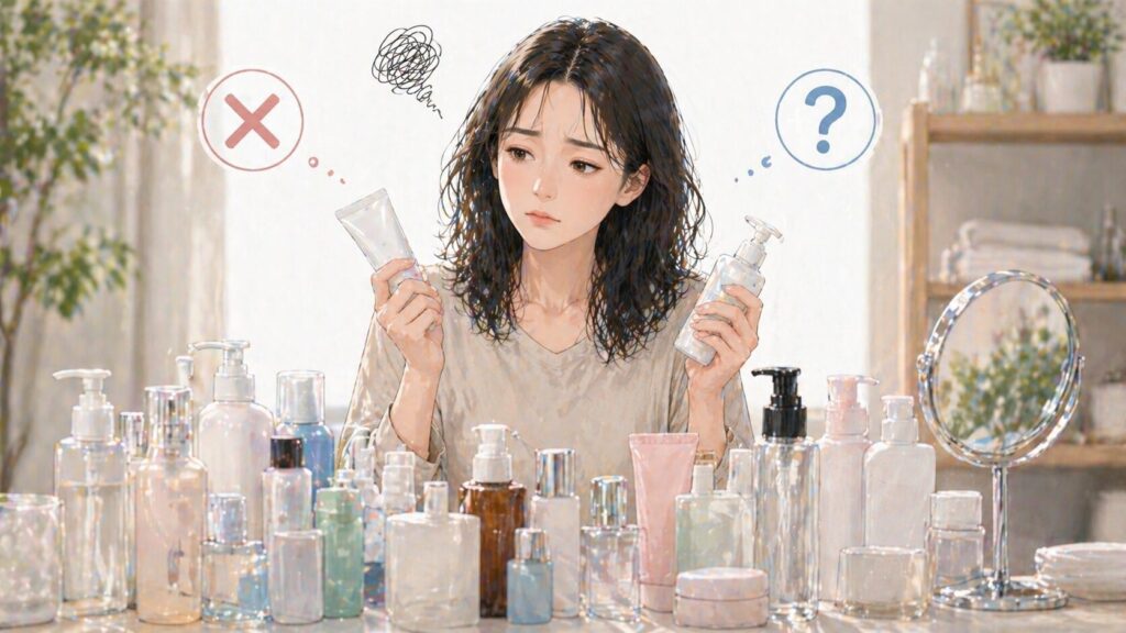 スキンケア迷子の瞬間