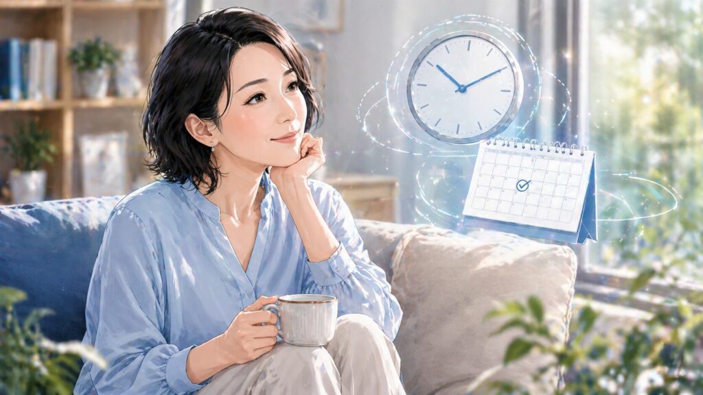 静かな午後の時間管理