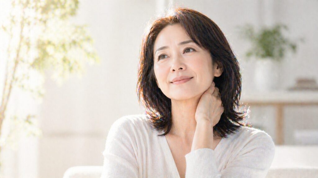 穏やかな微笑みのポートレート