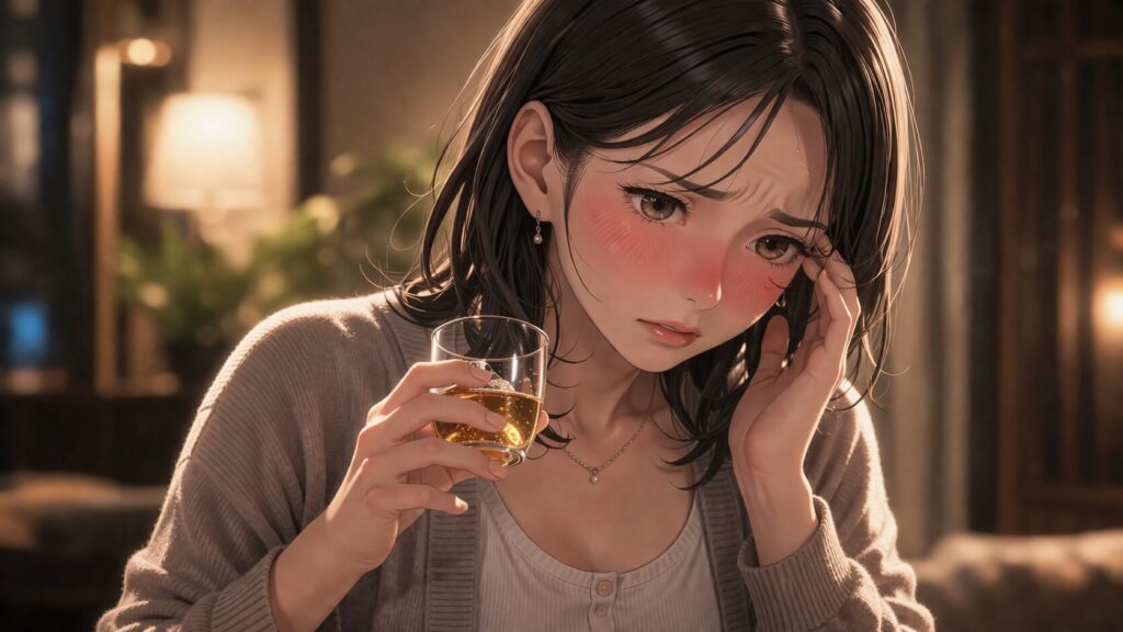 落ち着かない夜のひととき