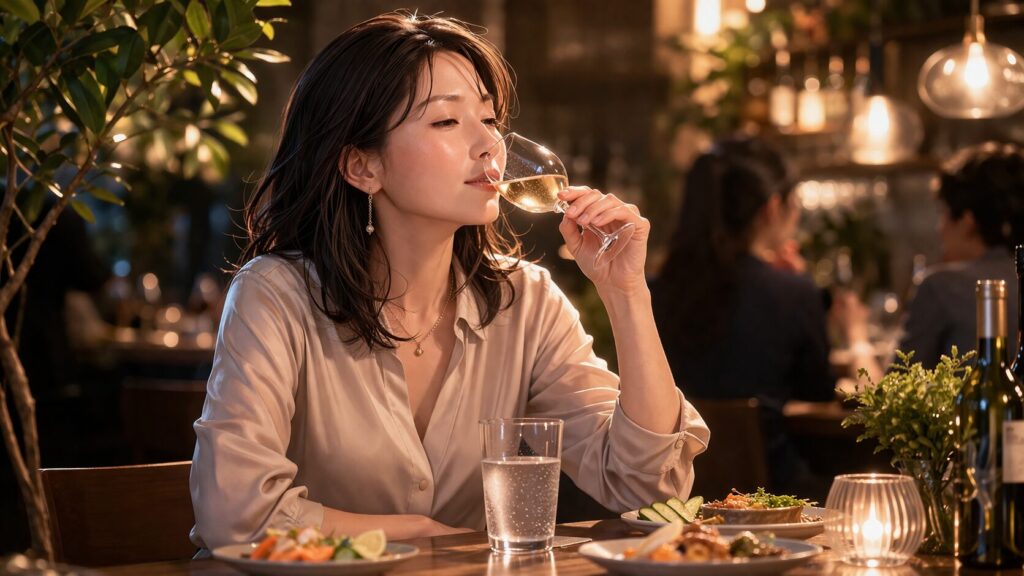 暖かなディナータイムのひととき