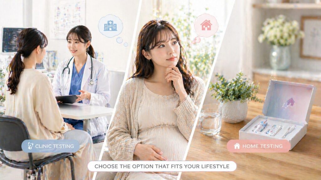 ライフスタイルに合った検査方法選び