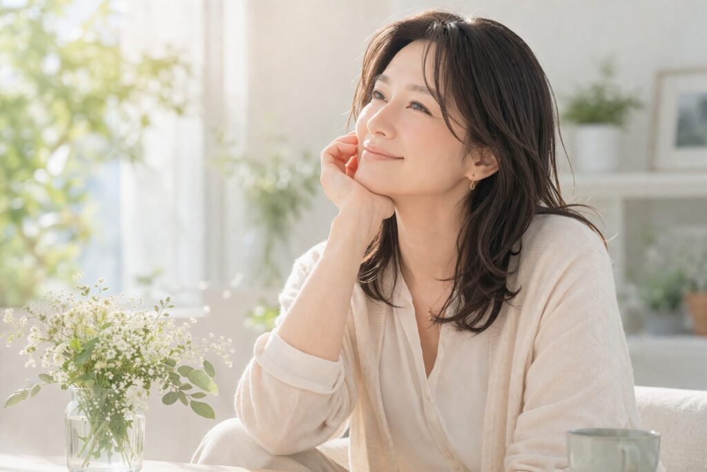 穏やかな日の光の中で