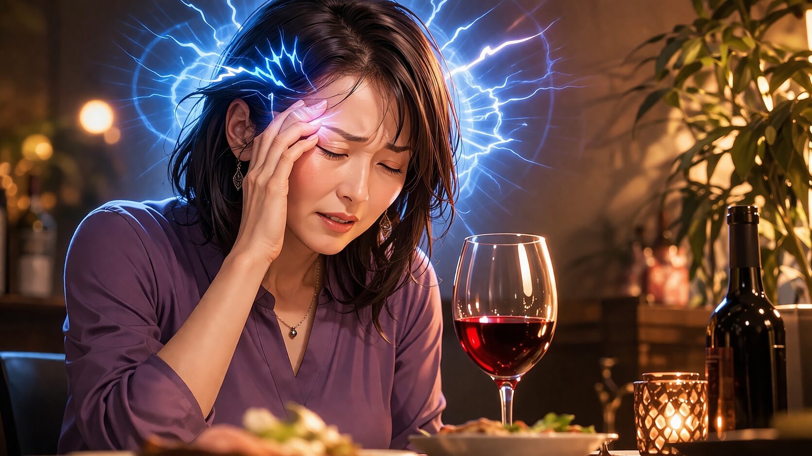 頭痛の中の静かな夜