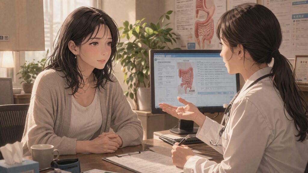 医療相談の穏やかな雰囲気