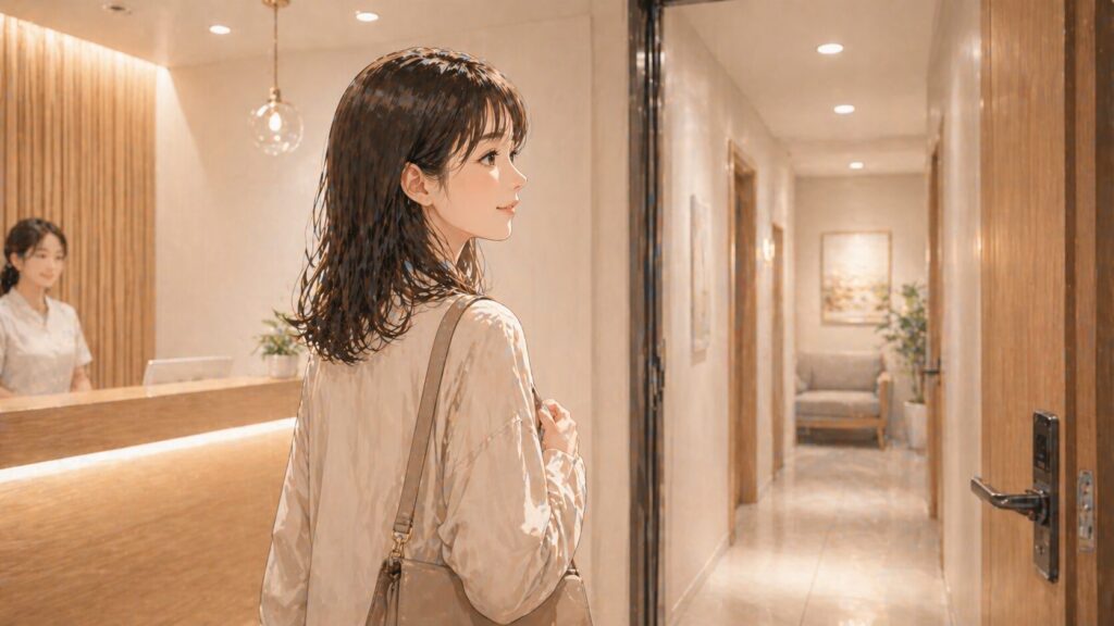 モダンなクリニックのロビー