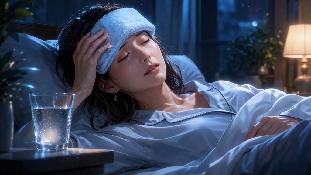 夜間の癒しのひととき