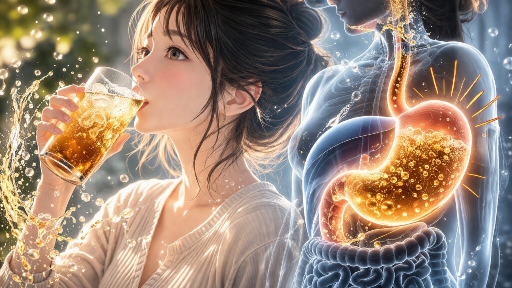 炭酸飲料と消化過程