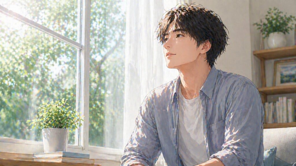 静かな午後の光の中で