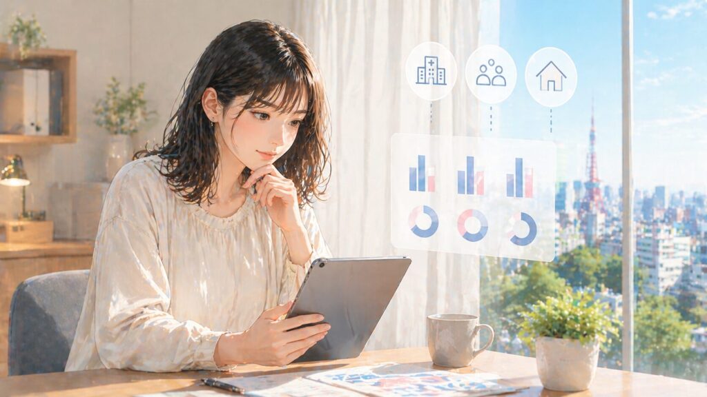 落ち着いたオフィスでの集中作業