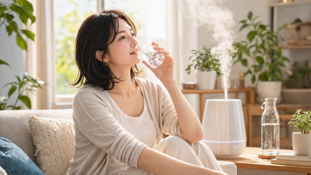 穏やかなリビングでのひととき