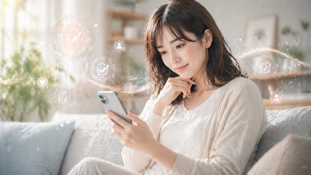 穏やかな未来的ライフスタイル