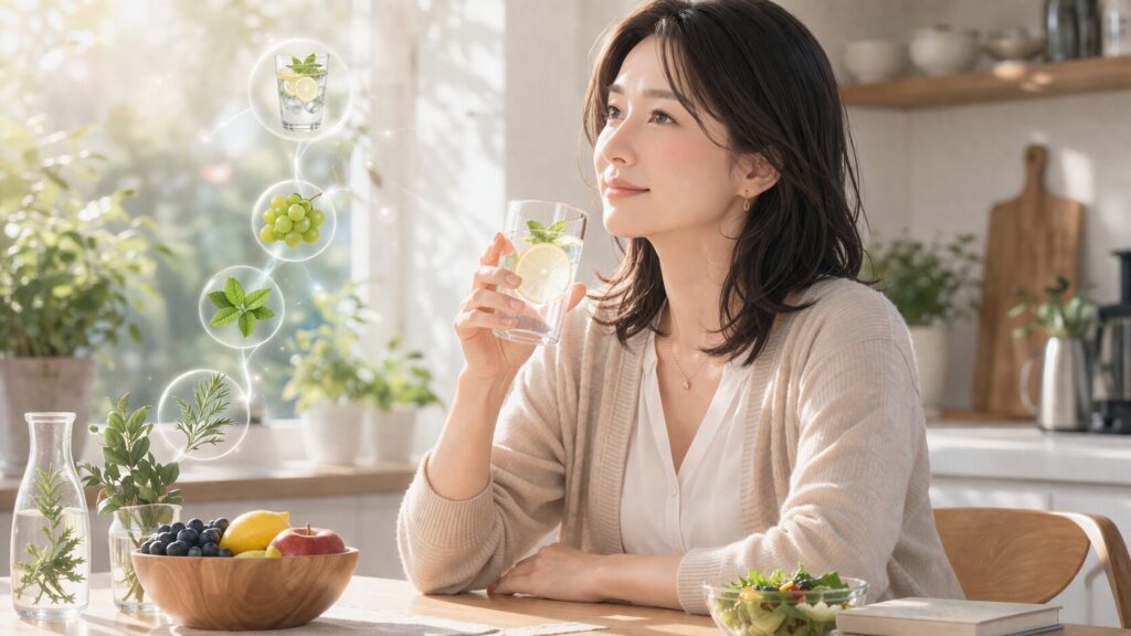 リラックスしたキッチンでのひととき