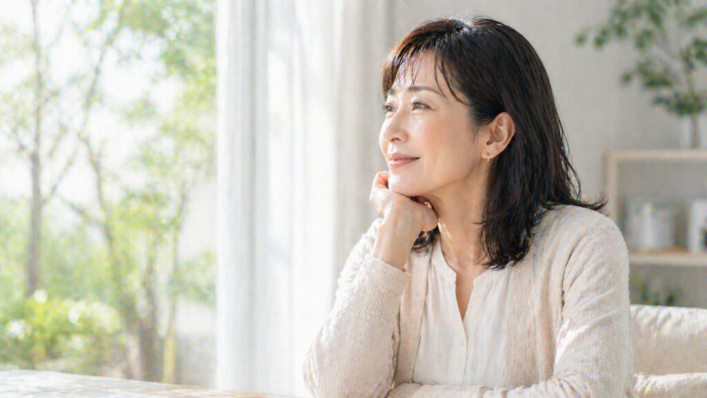 窓辺での静かなひととき