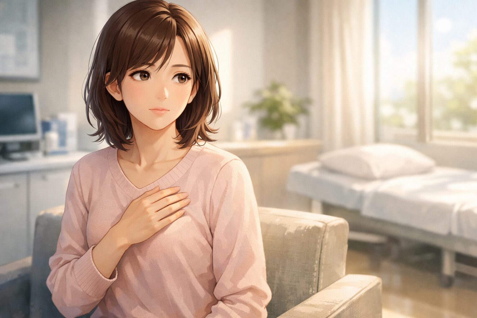 医療相談室での静かな瞬間