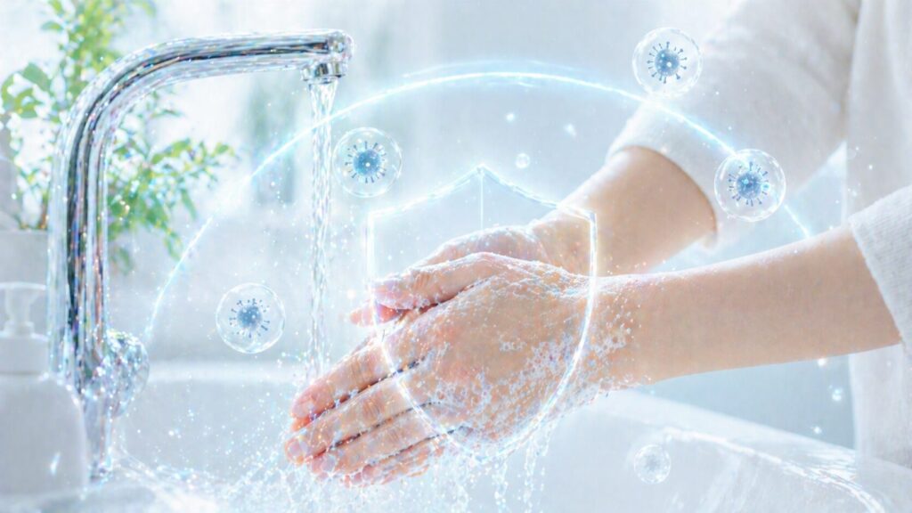 手洗いの清潔感と保護