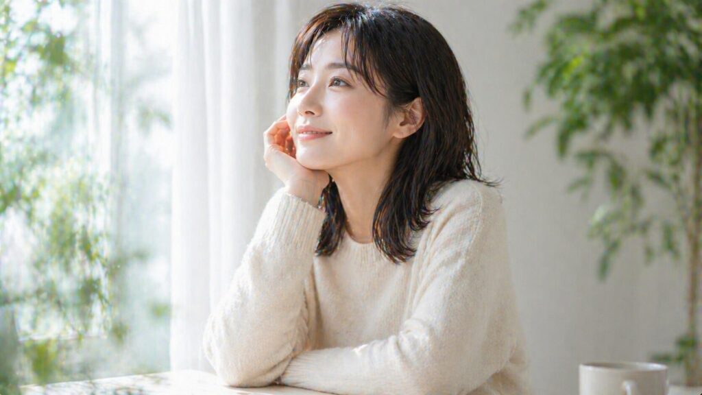 穏やかな窓辺のひととき