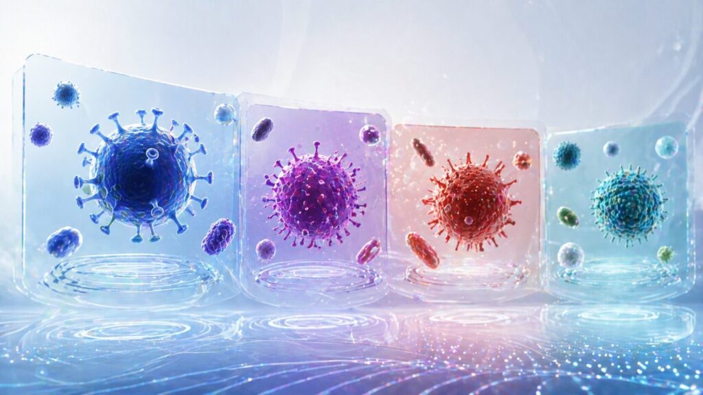 未来的なウイルスモデルの視覚化