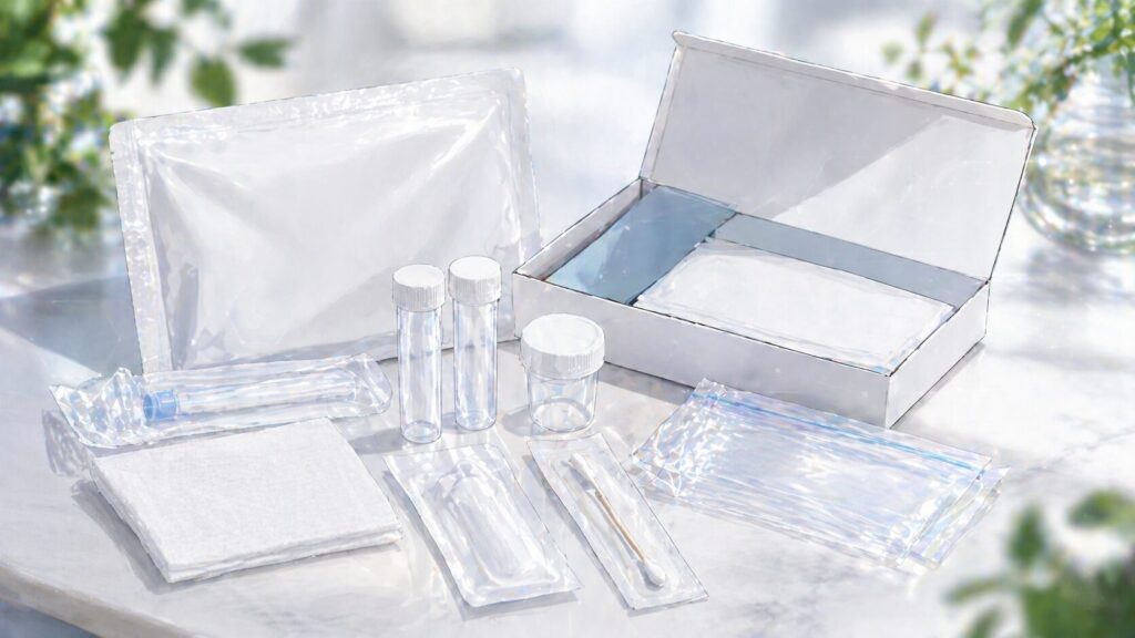 清潔な医3キットの照明シーン