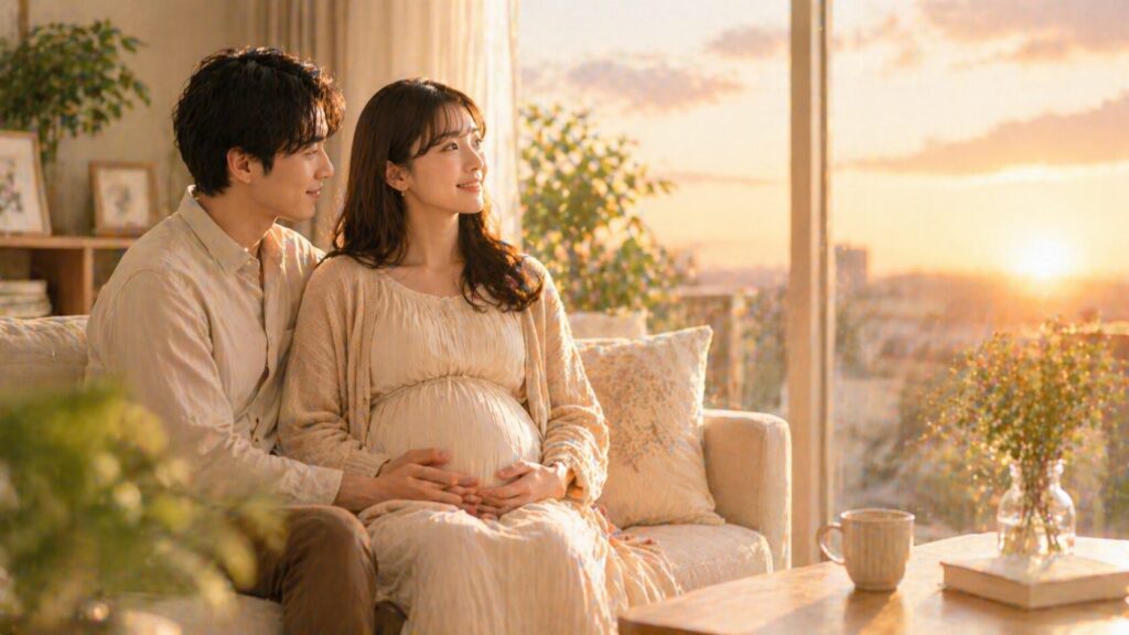 夕暮れ時の穏やかなひととき