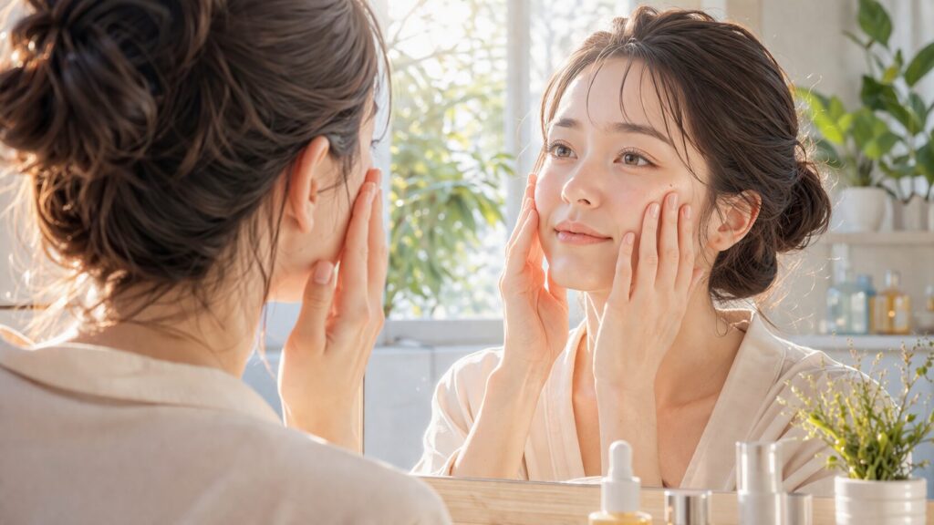 朝のスキンケアルーチン