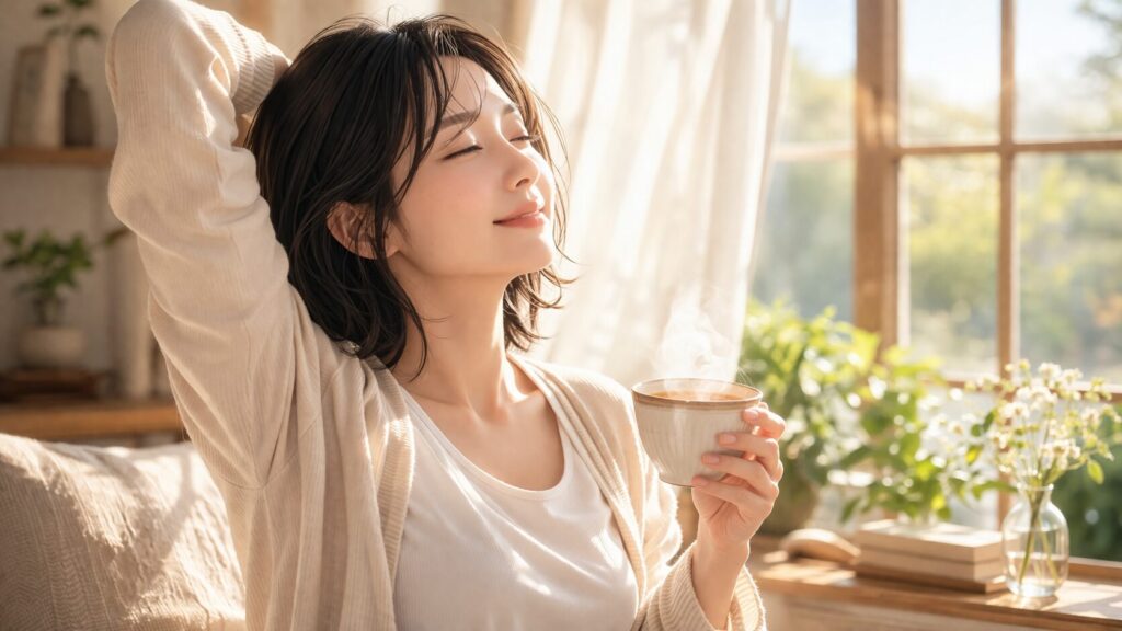 穏やかな朝のひととき