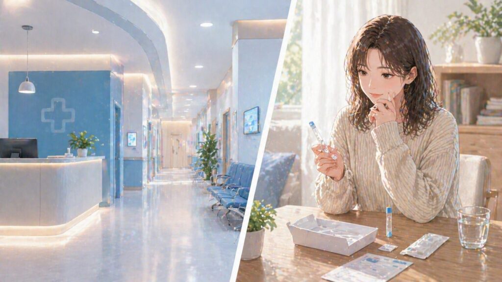 検査の中での静かな瞬間