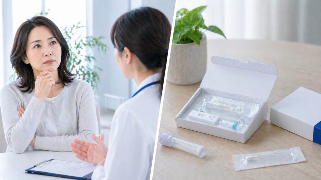 医療相談と自宅検査キット