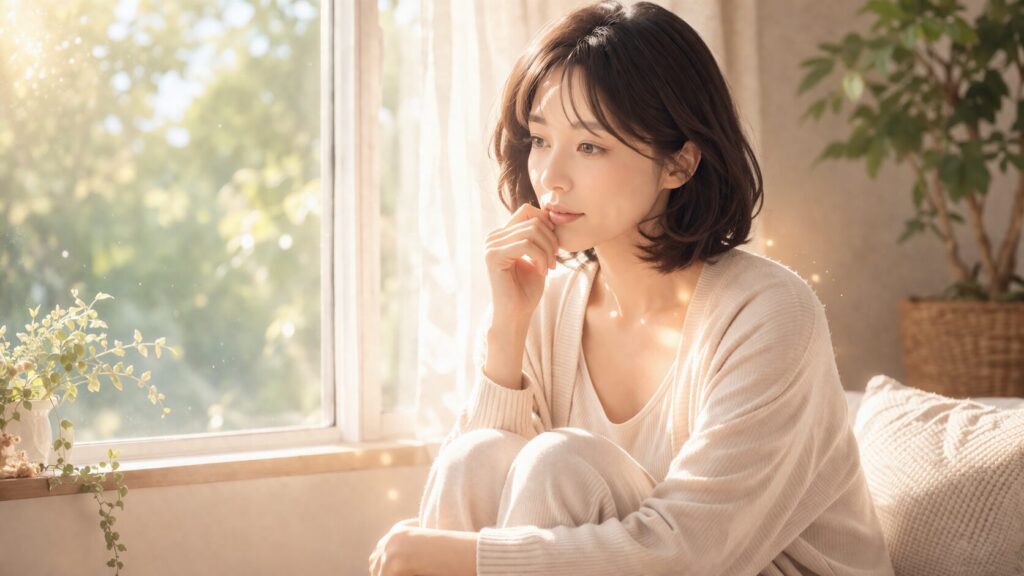 窓辺の穏やかなひととき