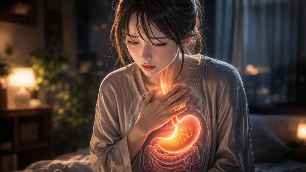 夜の部屋で感じる不快感