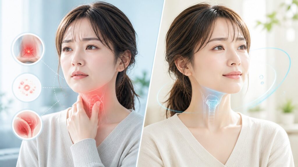 健康と不調の対比
