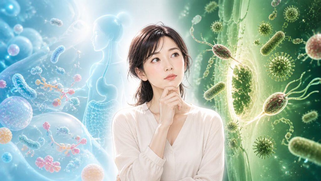 善悪の微生物バランス
