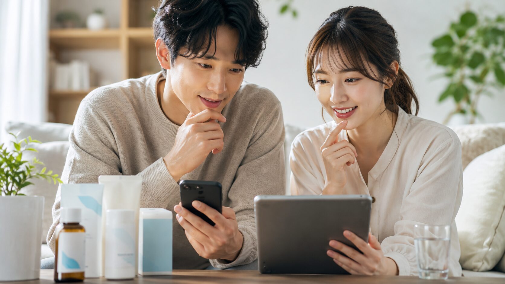 静かなリビングでのひととき