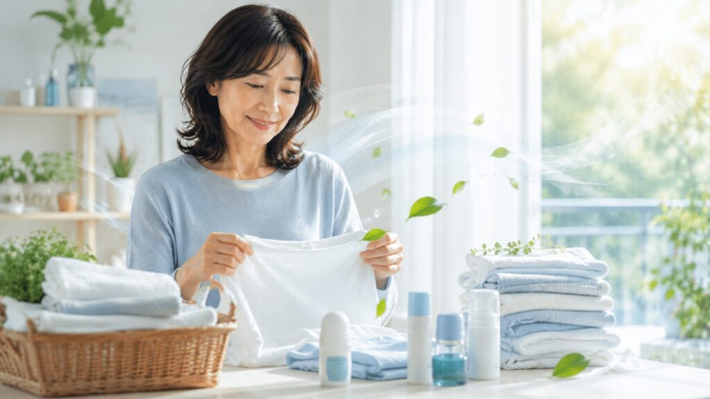 明るく清潔な家庭の日常