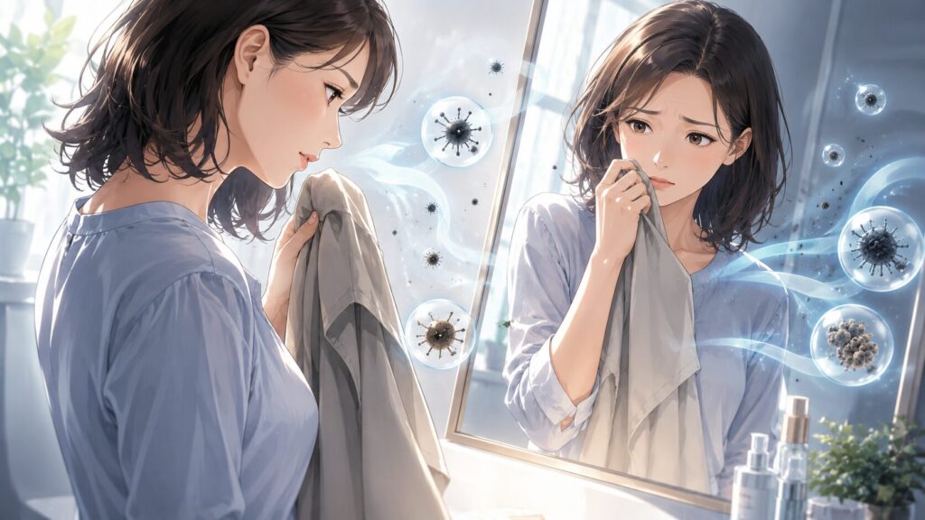 臭い気になる朝の準備