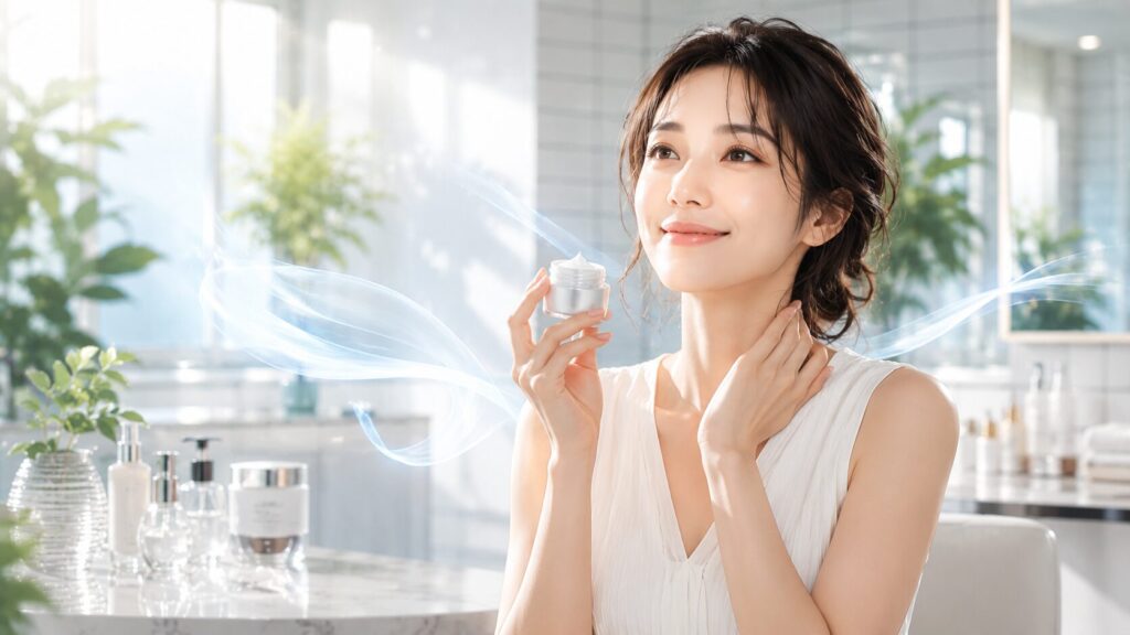 輝くスキンケアのひととき
