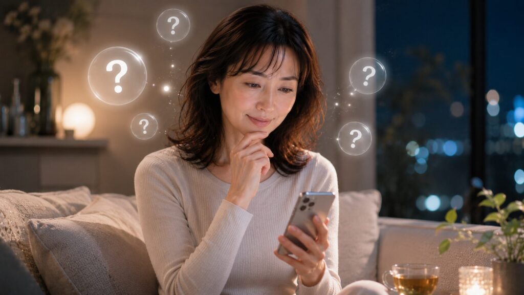 考える夜のひととき
