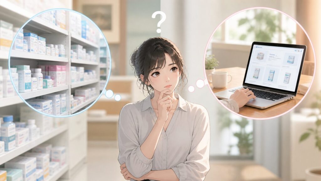 店頭とオンライン、どちらを選ぶ？