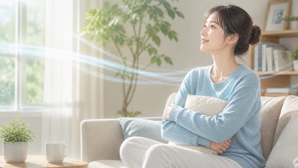 穏やかな日差しの中で