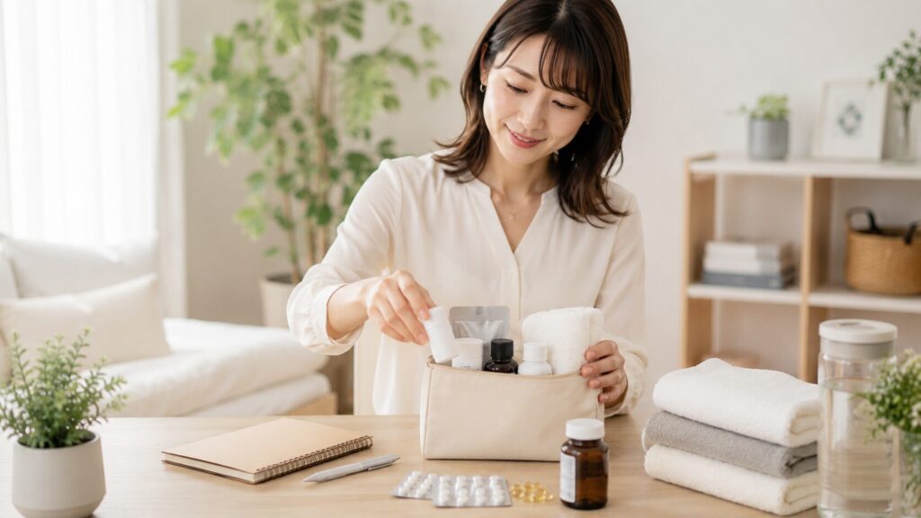 穏やかな朝の整理整頓