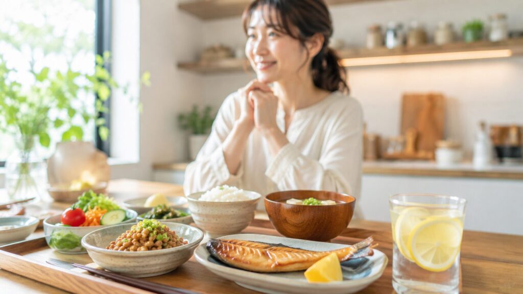 爽やかな朝の和朝食