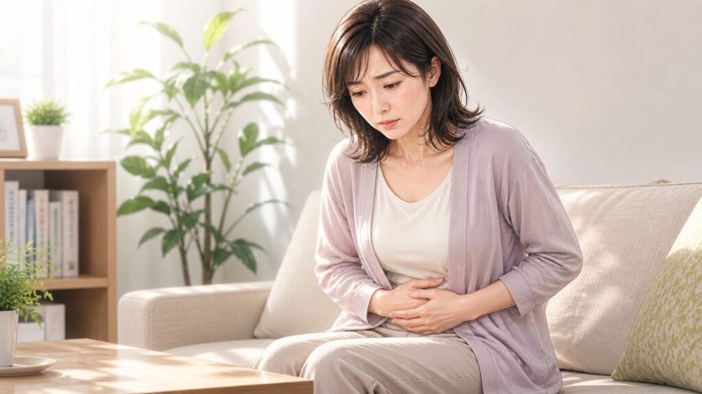 静かな部屋での不安なひととき