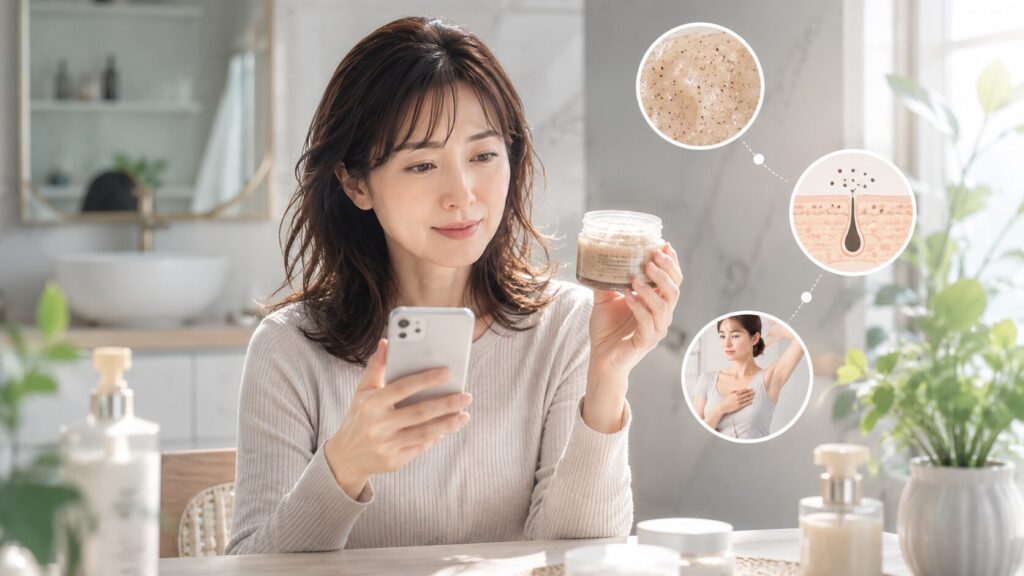 スキンケアタイムのリフレッシュ