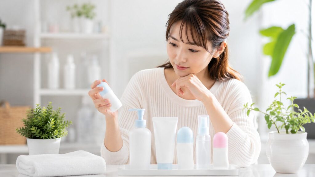 スキンケア製品の検討