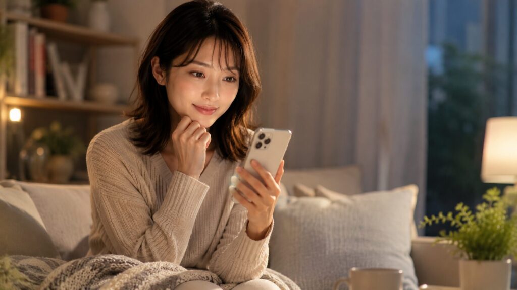 穏やかな夜のリラックスタイム