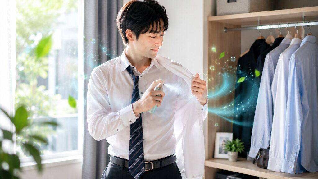 爽やかな衣類ケアの瞬間