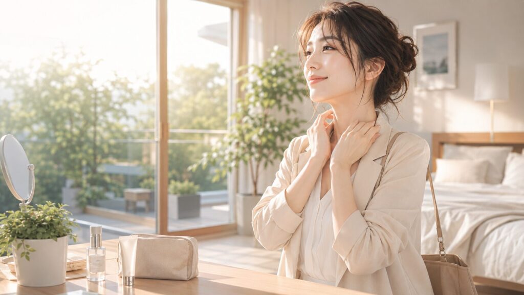 朝の光と静かなひととき