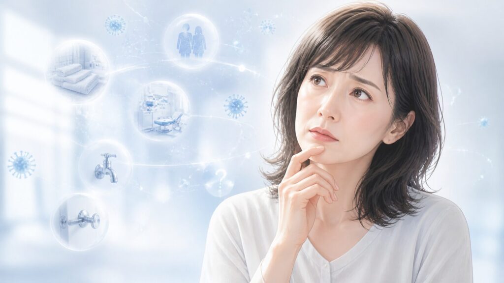健康を考える女性のシーン